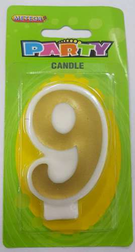 Gold Candle - No 9 - Click Image to Close